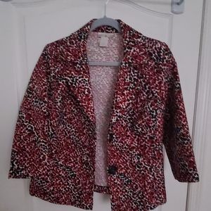 Print blazer